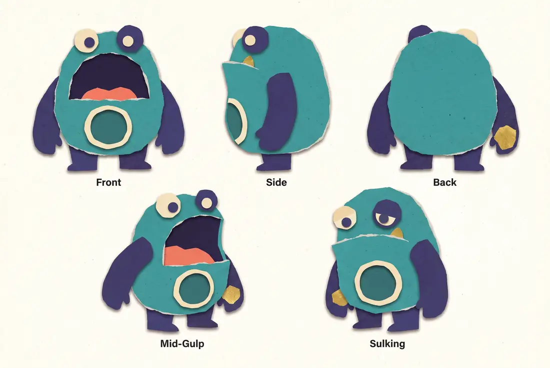 Direction B model sheet
