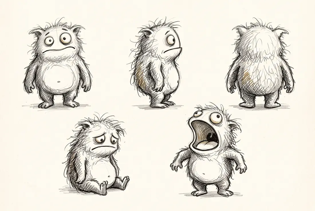 Direction C model sheet